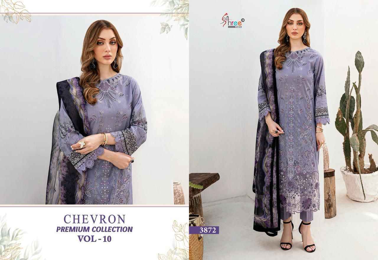 Shree Fabs Chevron Premium Collection Vol 10 Cotton Dress Material 8 pcs Catalogue