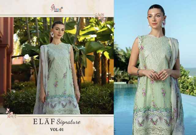 Shree Fabs Elaf Signature Vol 1 Viscouse Dress Material 6 pcs Catalogue