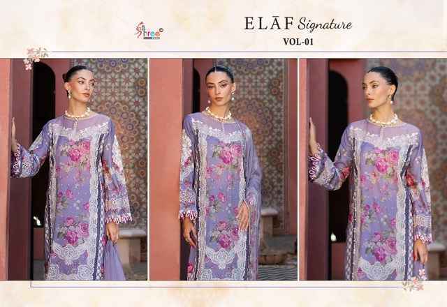 Shree Fabs Elaf Signature Vol 1 Viscouse Dress Material 6 pcs Catalogue