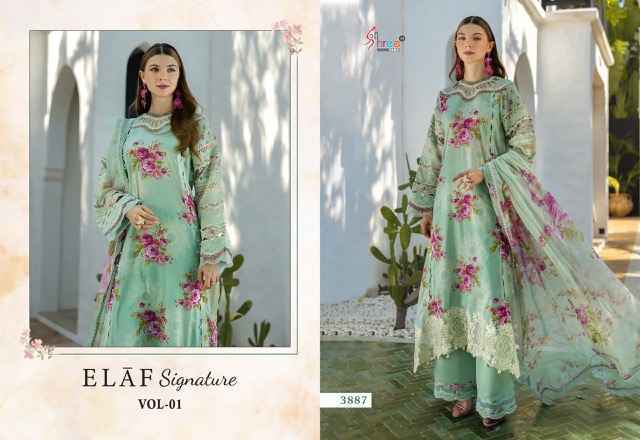 Shree Fabs Elaf Signature Vol 1 Viscouse Dress Material 6 pcs Catalogue