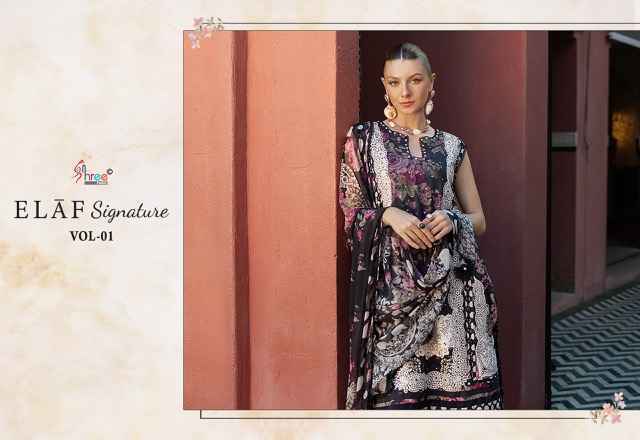 Shree Fabs Elaf Signature Vol 1 Viscouse Dress Material 6 pcs Catalogue