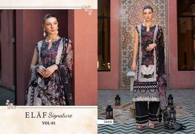 Shree Fabs Elaf Signature Vol 1 Viscouse Dress Material 6 pcs Catalogue