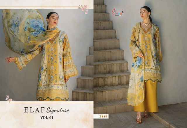 Shree Fabs Elaf Signature Vol 1 Viscouse Dress Material 6 pcs Catalogue