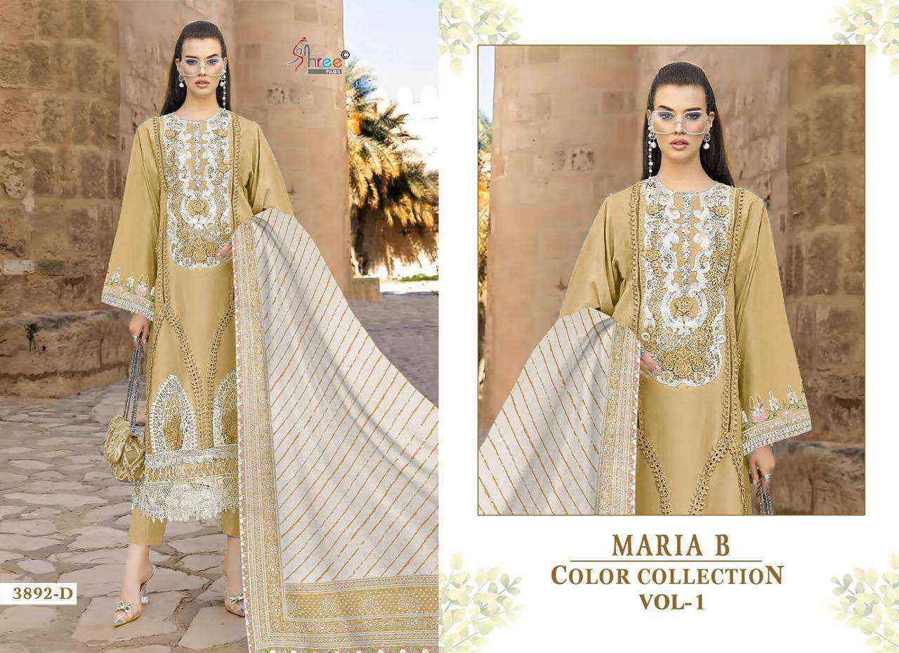 Shree Fabs Maria B Colour Collection Vol-1 Cotton Dress Material (4 pcs Catalogue)