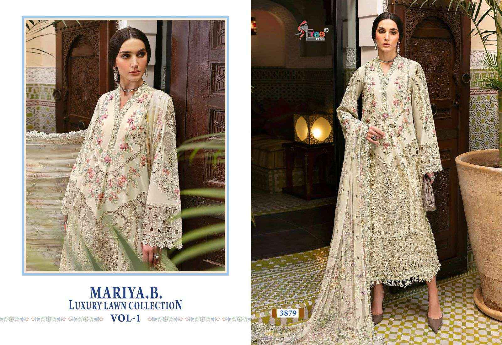 Shree Fabs Mariya B Luxury Lawn Collection Vol-1 Cotton Dress Material (7 pcs Catalogue)