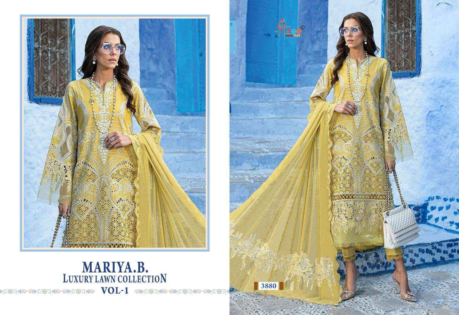 Shree Fabs Mariya B Luxury Lawn Collection Vol-1 Cotton Dress Material (7 pcs Catalogue)