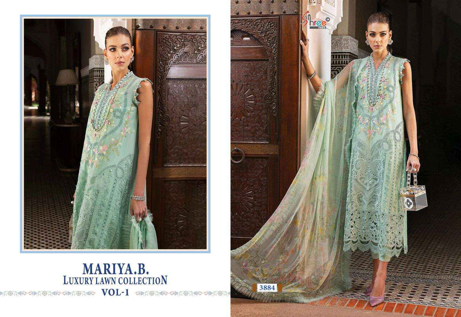 Shree Fabs Mariya B Luxury Lawn Collection Vol-1 Cotton Dress Material (7 pcs Catalogue)