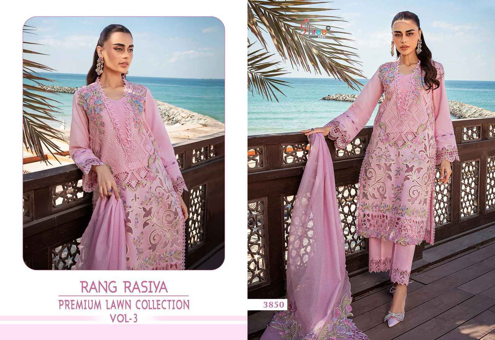 Shree Fabs Rang Rasiya Vol 3 Cotton Dress Material 5 pcs Catalogue