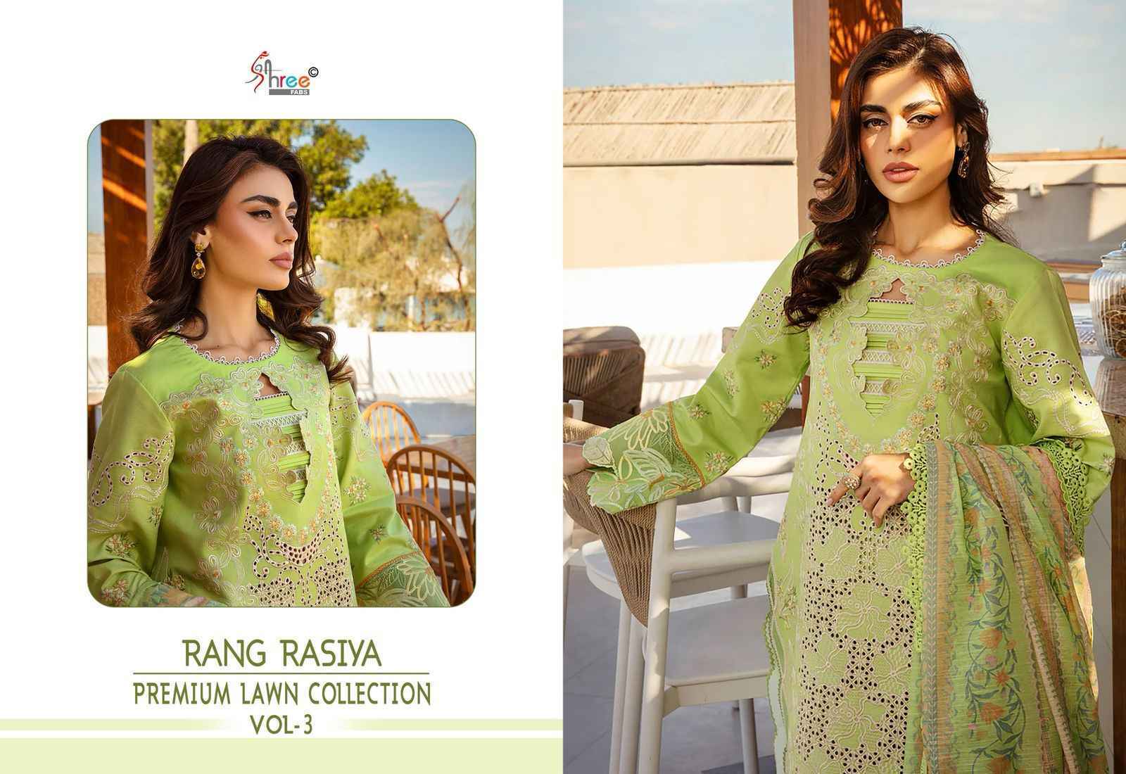Shree Fabs Rang Rasiya Vol 3 Cotton Dress Material 5 pcs Catalogue