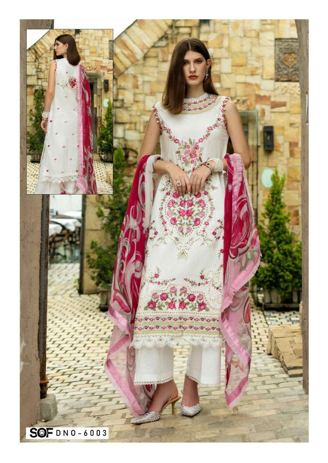 Shree Om Fab Aliya B Vol-6 Lawn Cotton Dress Material (6 pcs Catalogue)
