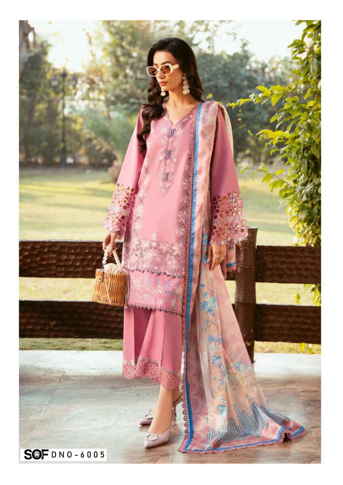 Shree Om Fab Aliya B Vol-6 Lawn Cotton Dress Material (6 pcs Catalogue)