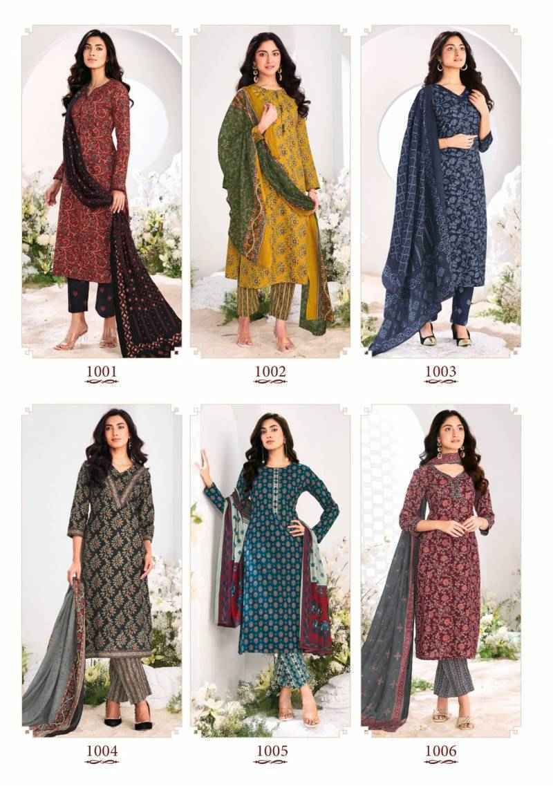 Suryajyoti Ajrak Vol 1 Readymade Cotton Dress 10 pcs Catalogue