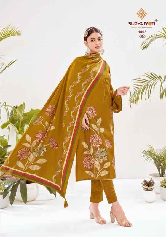 Suryajyoti Khushi Vol-1 Roman Silk Dress Material (6 pcs Catalogue)