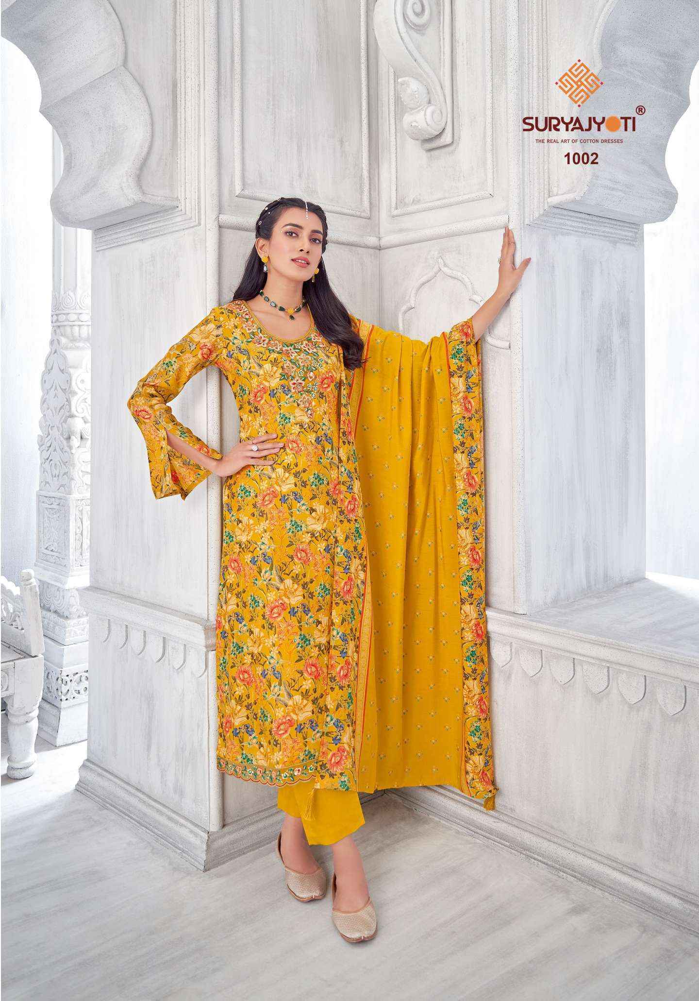 Suryajyoti Priyanka Advance Vol-1 Modal Dress Material (6 pcs Catalogue)
