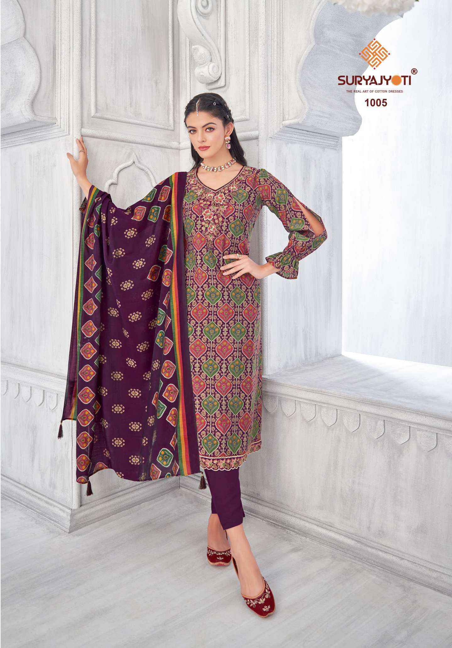 Suryajyoti Priyanka Advance Vol-1 Modal Dress Material (6 pcs Catalogue)