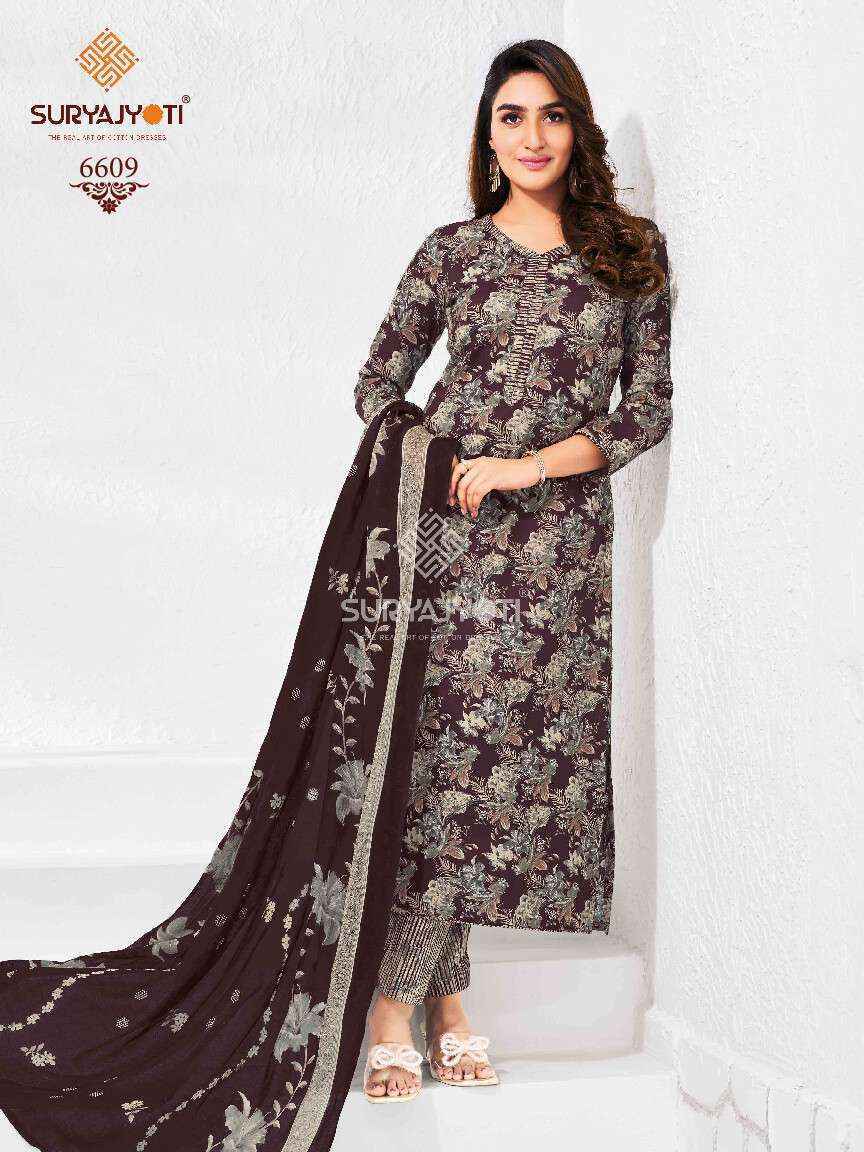 Suryajyoti Trendy Cotton Vol-66 Cotton Dress Material (20 pcs Catalogue)