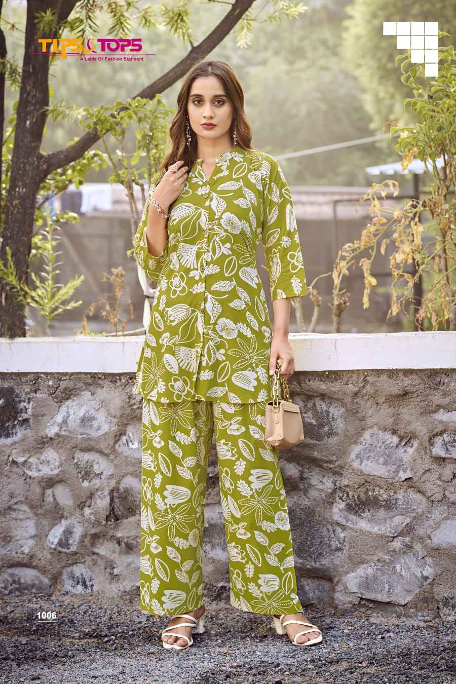 Tips & Tops Fashion Beats Vol-10 Reyon Co ord Set (6 pcs Catalogue)