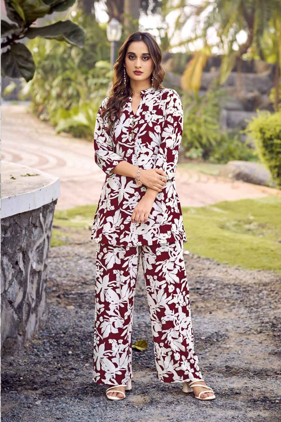 Tips & Tops Fashion Beats Vol-10 Reyon Co ord Set (6 pcs Catalogue)