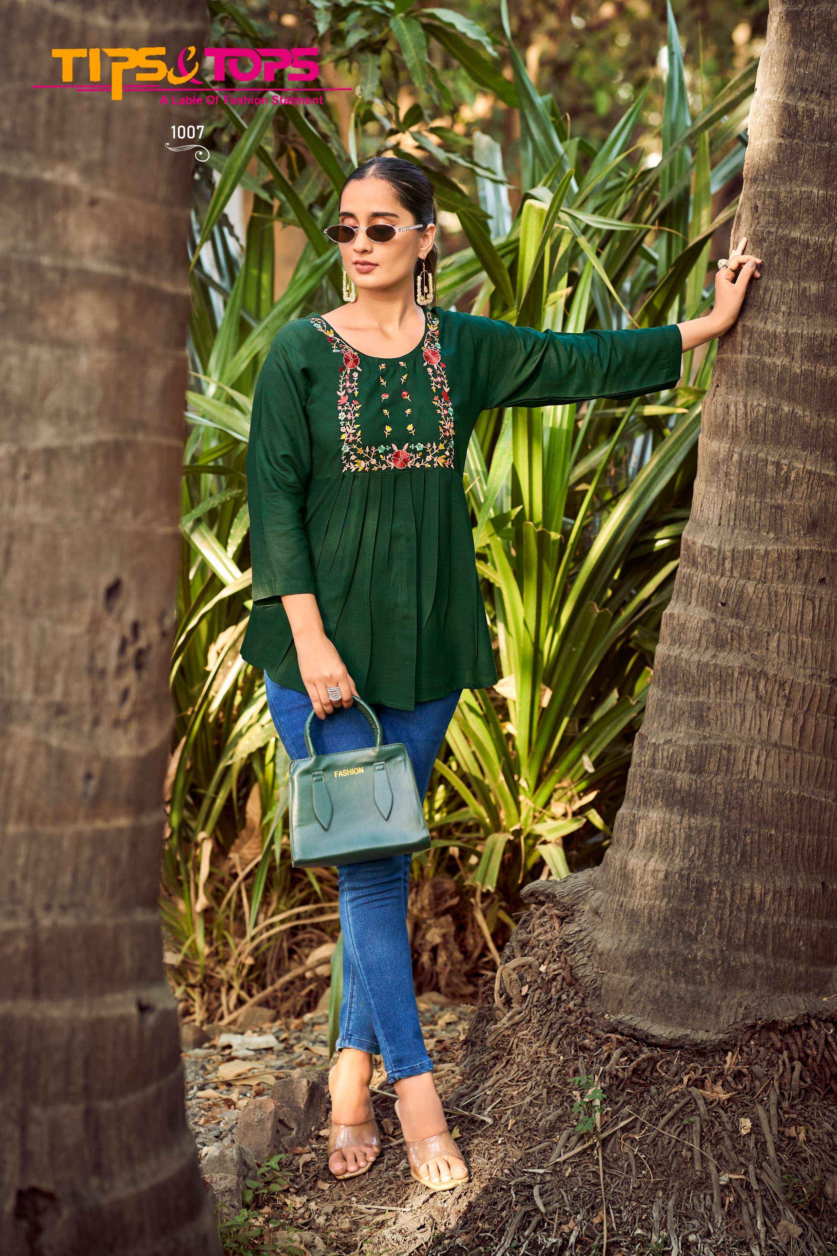 Tips & Tops Pulpy Vol-15 Rayon Top (9 pcs Catalogue)