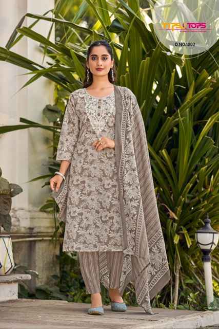 Tips & Tops Summer Saga Cotton Kurti Combo 6 pcs Catalogue