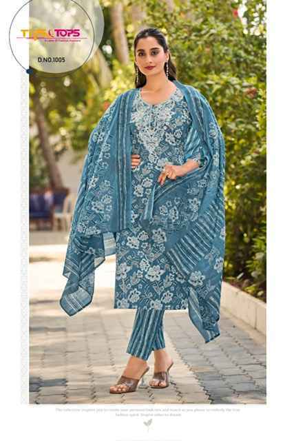 Tips & Tops Summer Saga Cotton Kurti Combo 6 pcs Catalogue