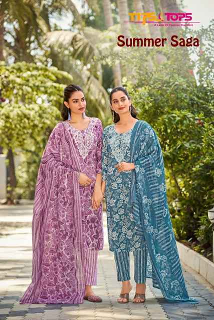 Tips & Tops Summer Saga Cotton Kurti Combo 6 pcs Catalogue