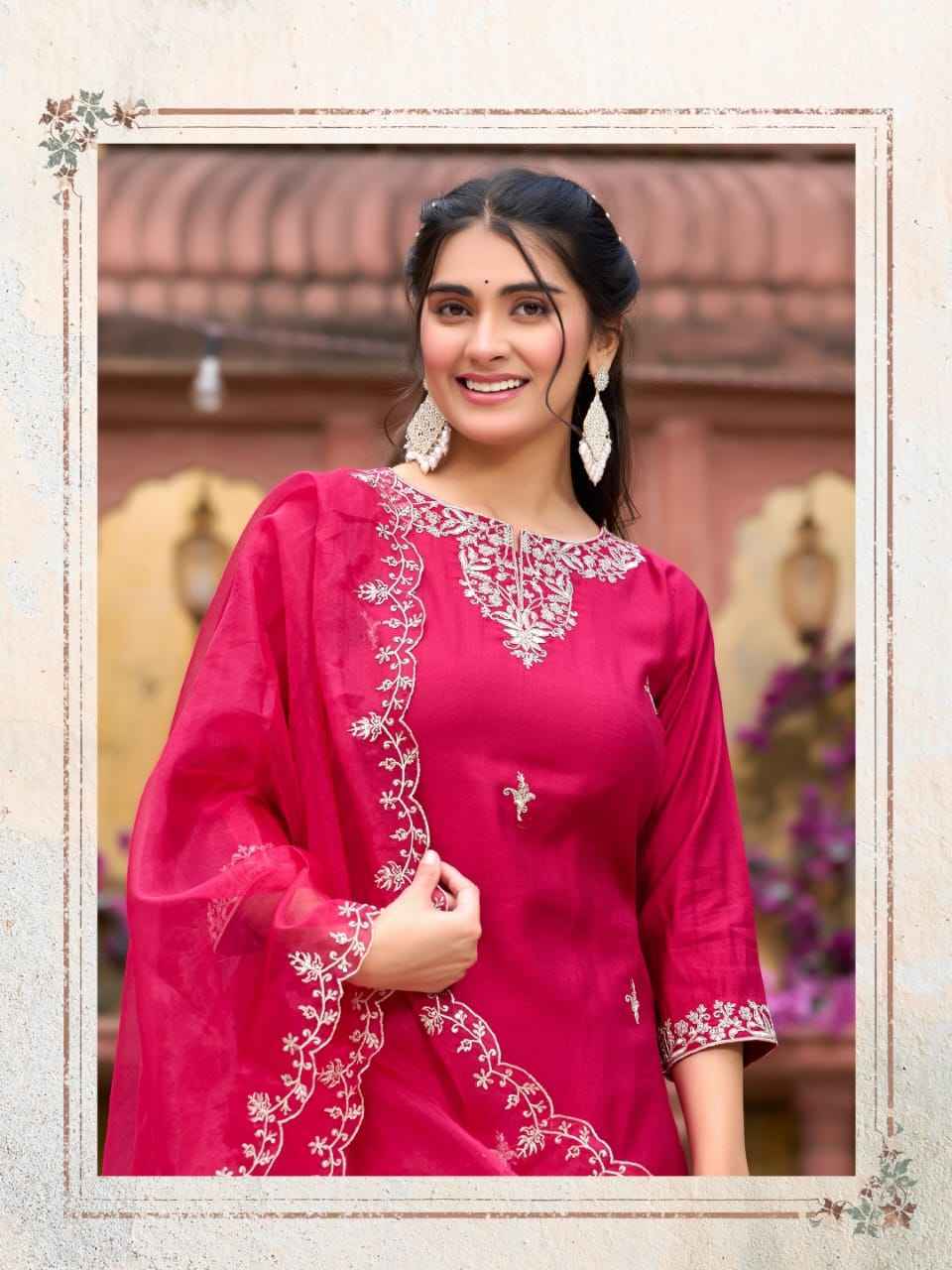 VAZI Bell Bottom Vetican Co Ord Set 4 pcs Catalogue