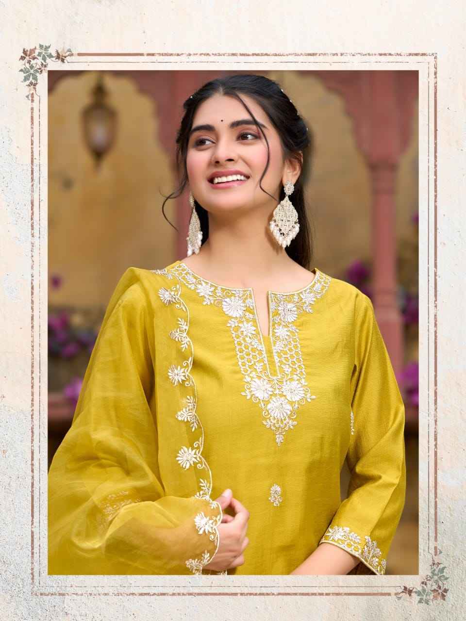 VAZI Bell Bottom Vetican Co Ord Set 4 pcs Catalogue