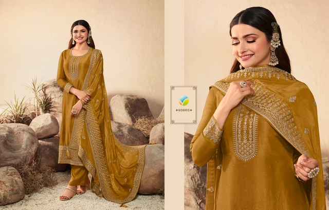 Vinay Fashion Kuleesh Geet Vol 2 Silk Dress Material 9 pcs Catalogue