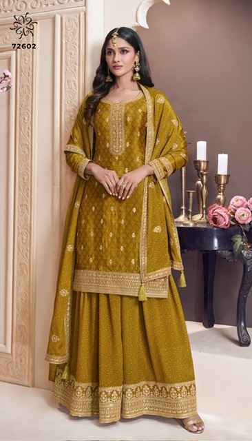 Vinay Fashion Sajanee Chinon Dress Material (4 pcs Catalogue)
