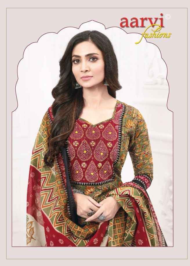 Aarvi Fashion Gamthi Vol-6 Radymade Cotton Dress (8 pcs Catalogue)