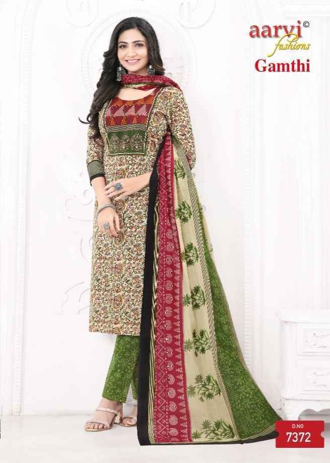 Aarvi Fashion Gamthi Vol-6 Radymade Cotton Dress (8 pcs Catalogue)