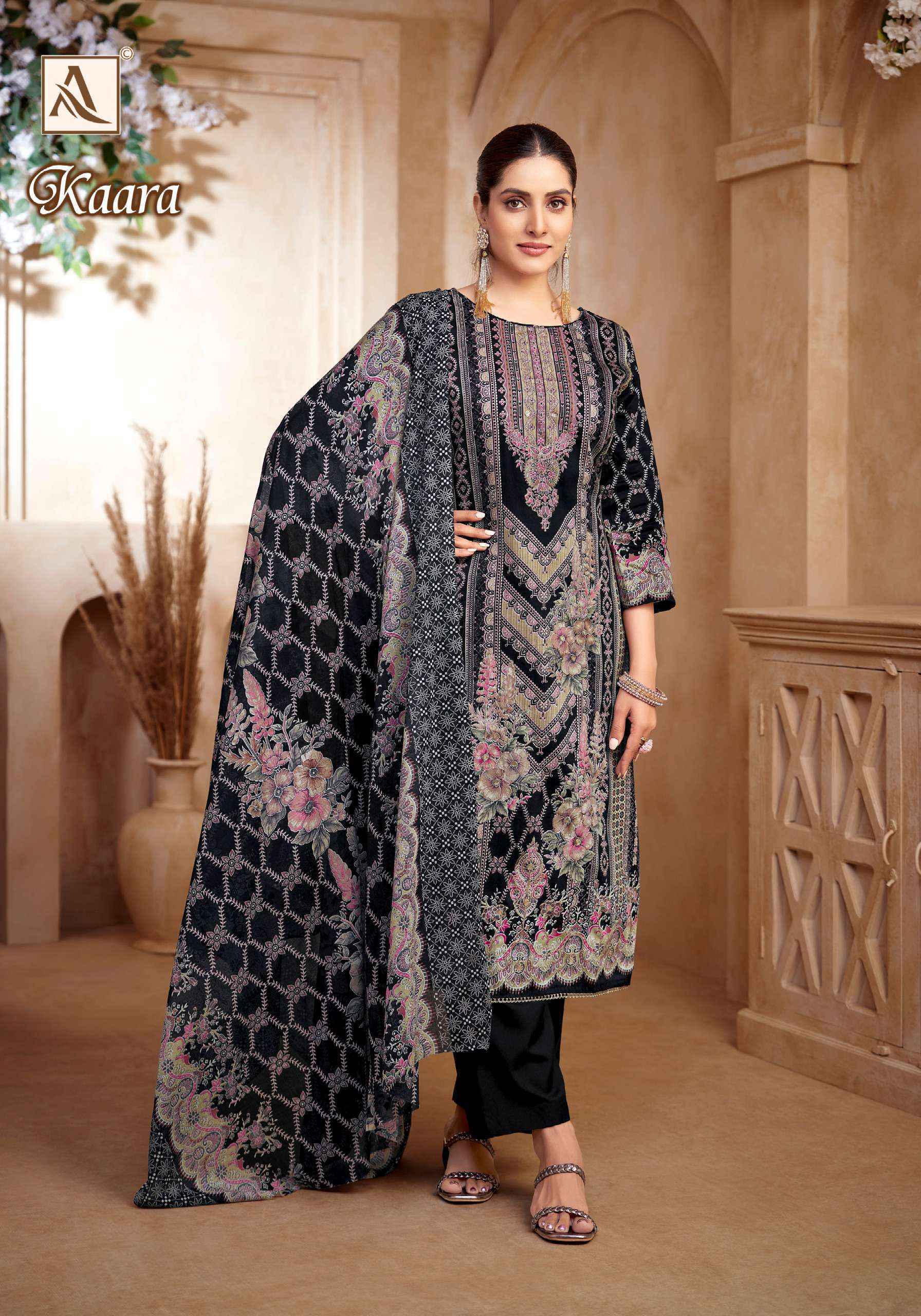 Alok Kaara Cotton Dress Material 6 pcs Catalogue