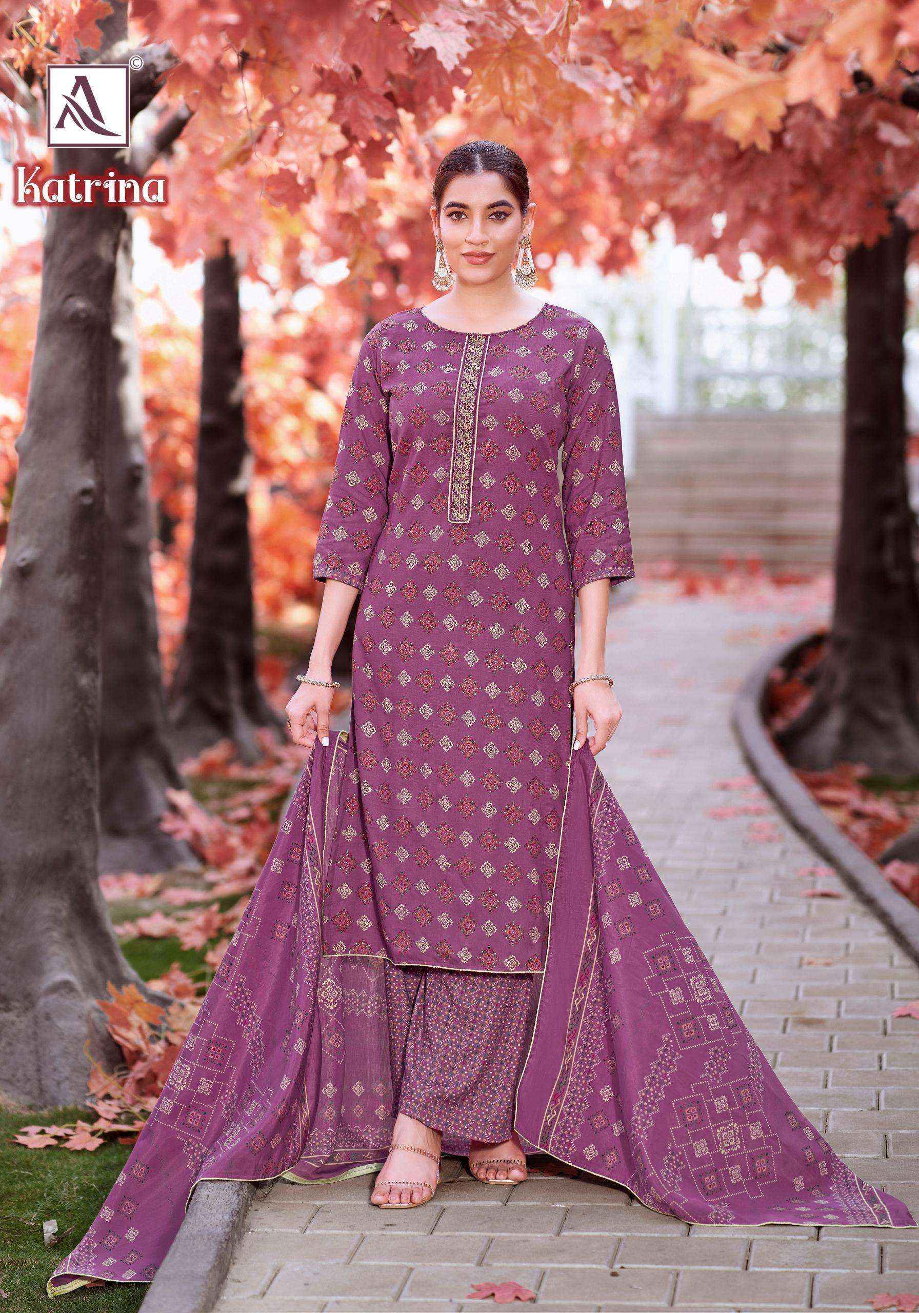 Alok Katrina Viscouse Dress Material (6 pcs Catalogue)