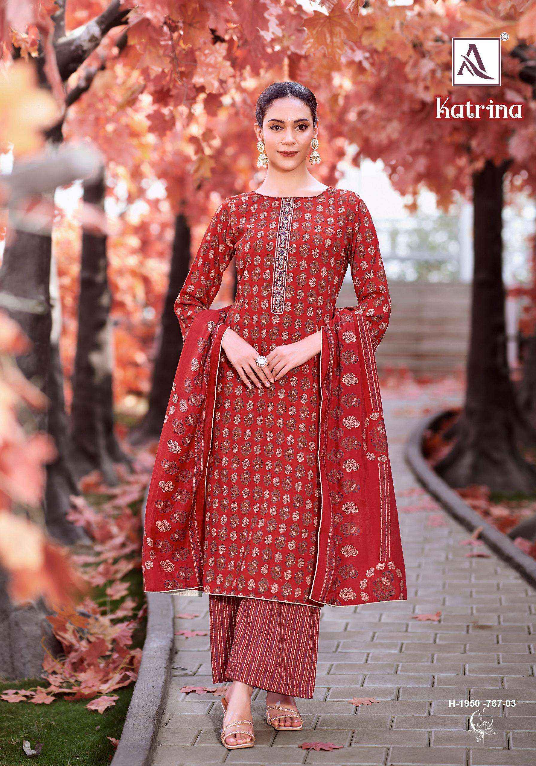 Alok Katrina Viscouse Dress Material (6 pcs Catalogue)