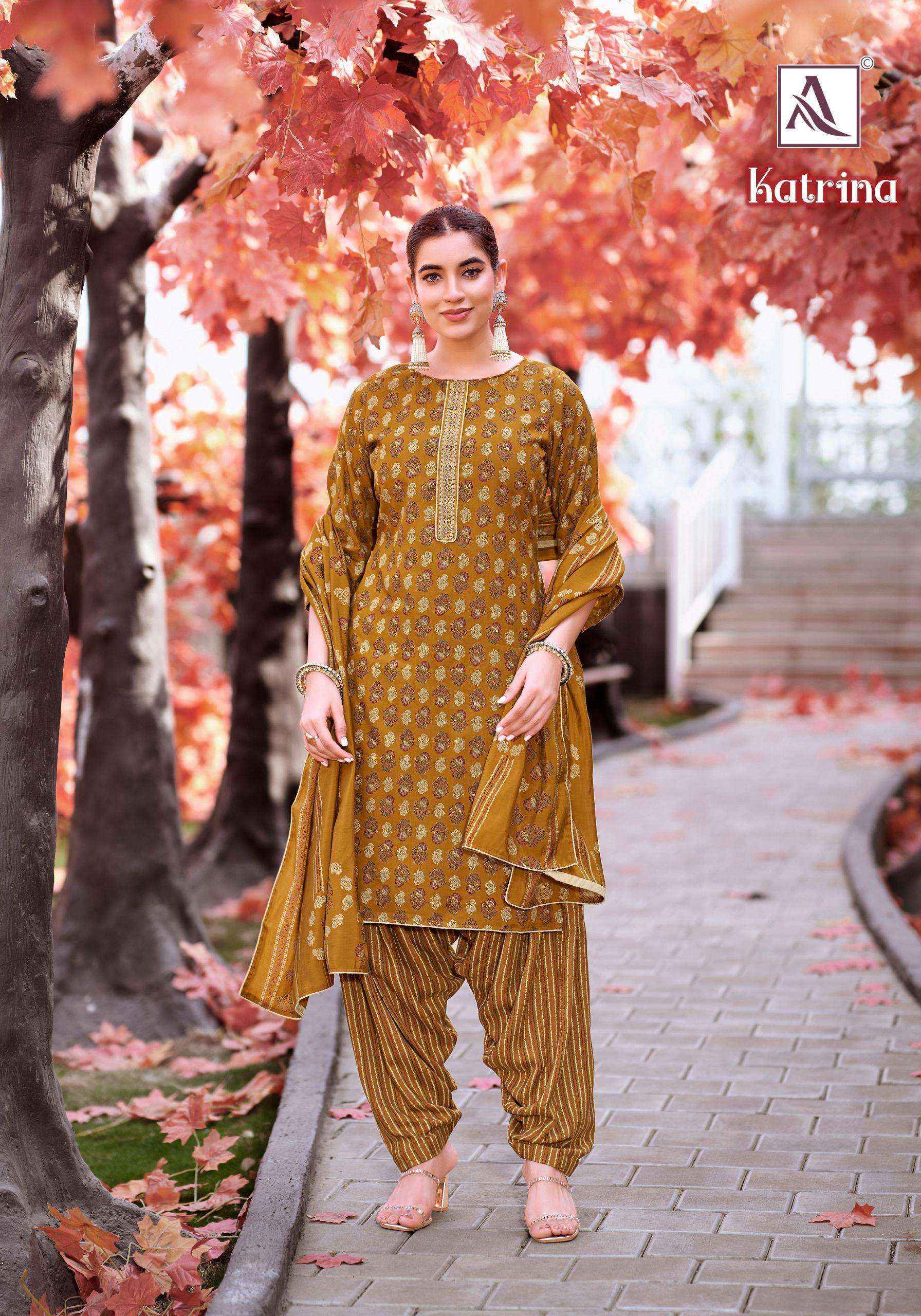 Alok Katrina Viscouse Dress Material (6 pcs Catalogue)