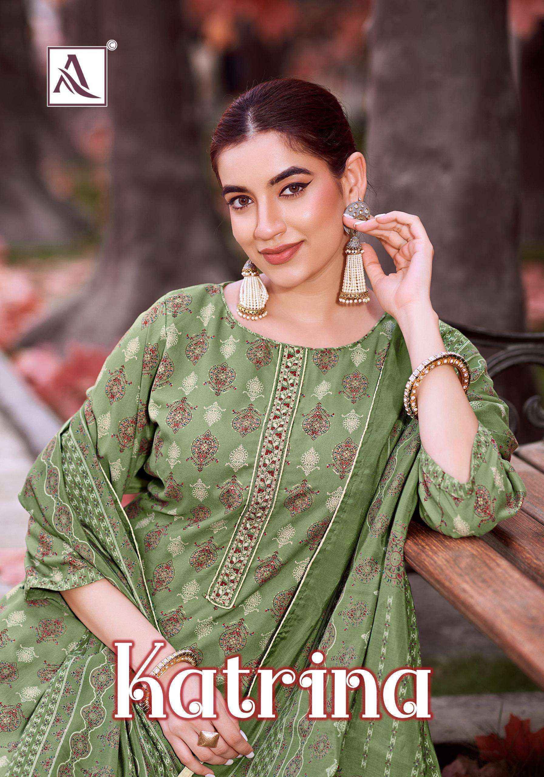 Alok Katrina Viscouse Dress Material (6 pcs Catalogue)