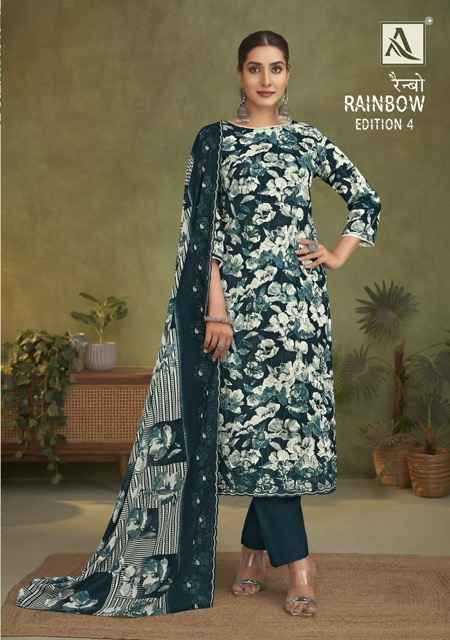 Alok Rainbow Edition-4 Cotton Dress Material (6 pcs Catalogue)