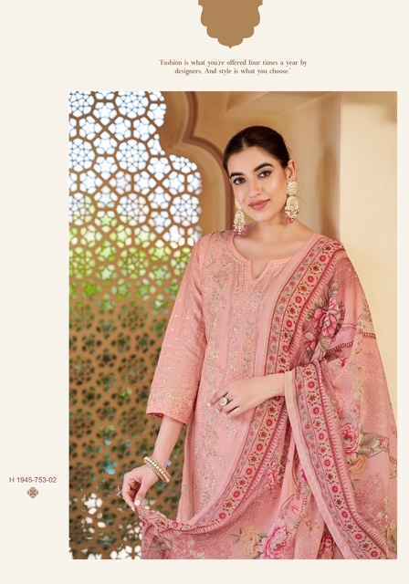 Alok Tabeer Gold Edition-3 Zam Cotton Dress Material (4 pcs Catalogue)