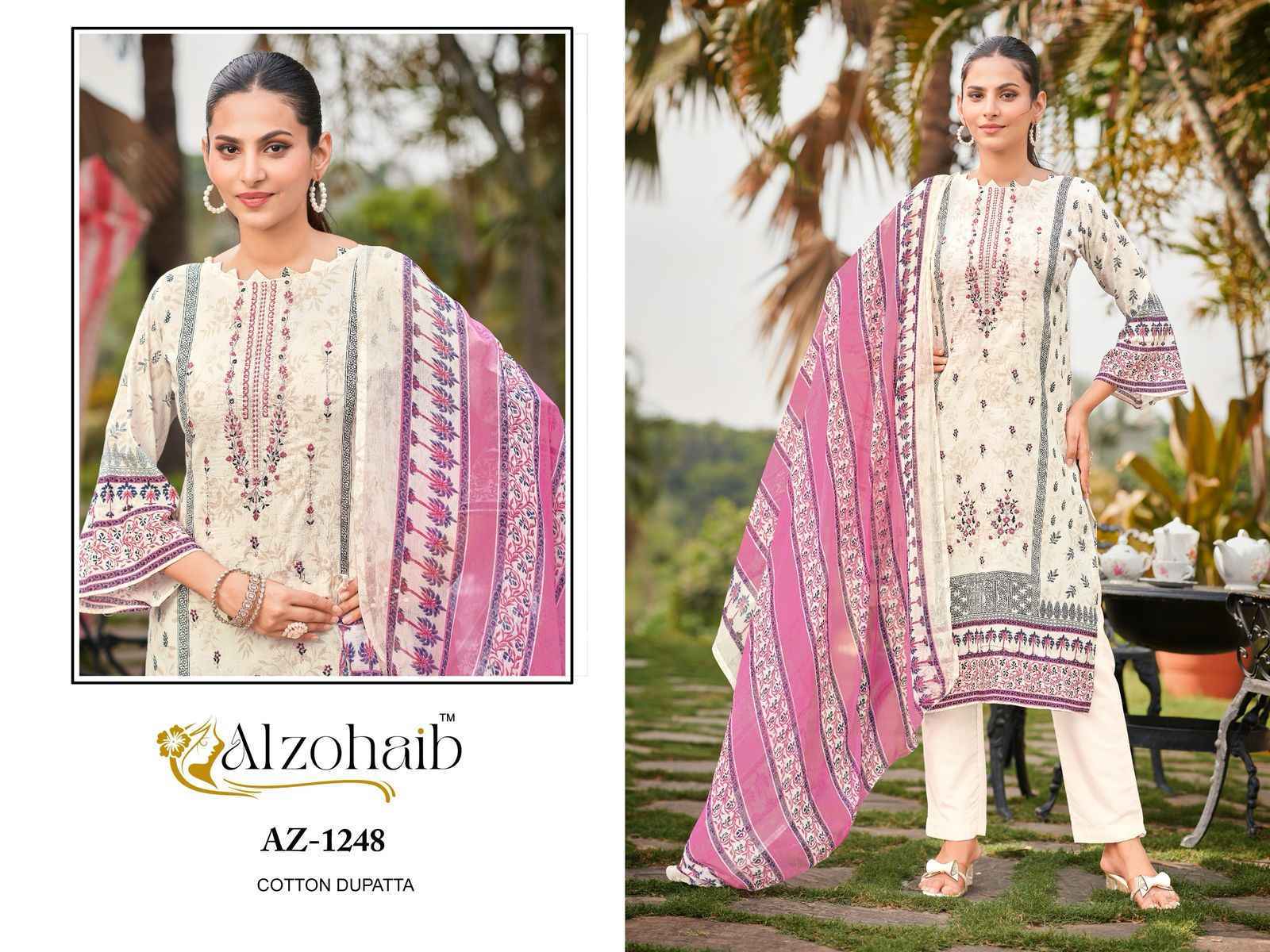 Alzohaib Ruaab Vol-1 Cotton Dress Material (6 pcs Catalogue)