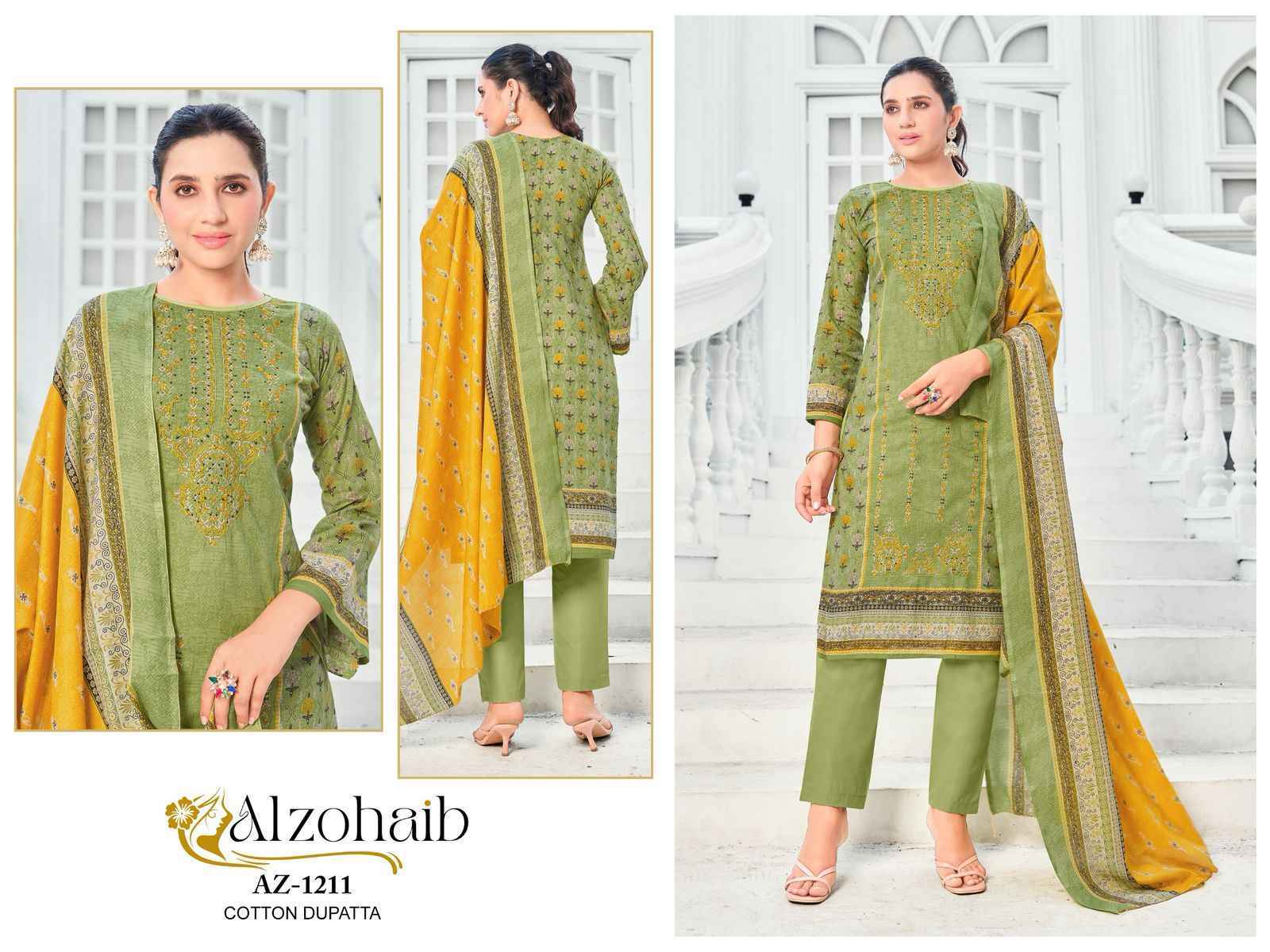 Alzohaib Ruaab Vol-1 Cotton Dress Material (6 pcs Catalogue)