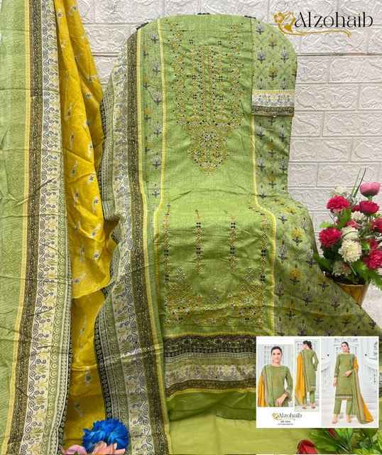 Alzohaib Ruaab Vol-1 Cotton Dress Material (6 pcs Catalogue)