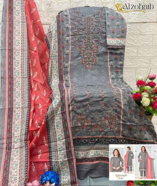 Alzohaib Ruaab Vol-1 Cotton Dress Material (6 pcs Catalogue)