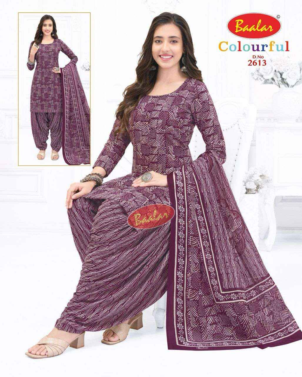 Baalar Colourful Vol-26 Cotton Dress Material (36 pcs Catalogue)