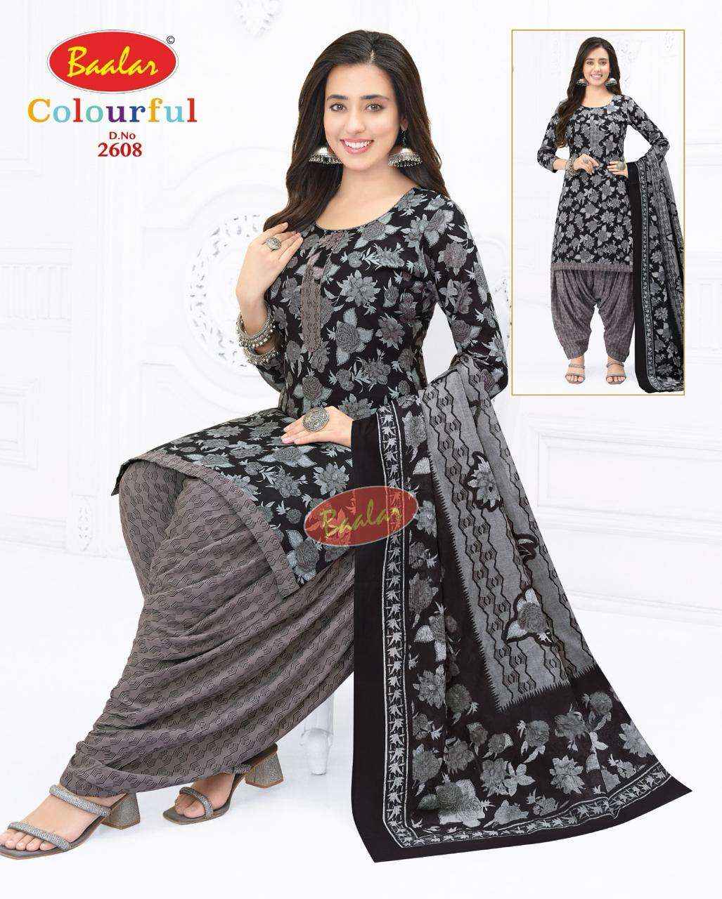 Baalar Colourful Vol-26 Cotton Dress Material (36 pcs Catalogue)