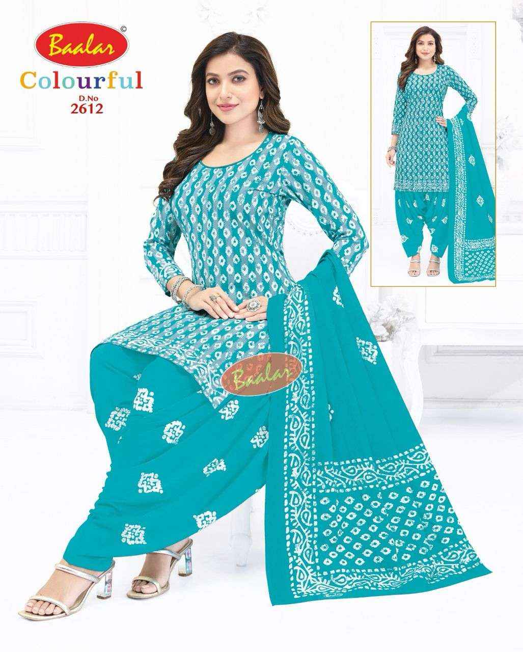 Baalar Colourful Vol-26 Cotton Dress Material (36 pcs Catalogue)
