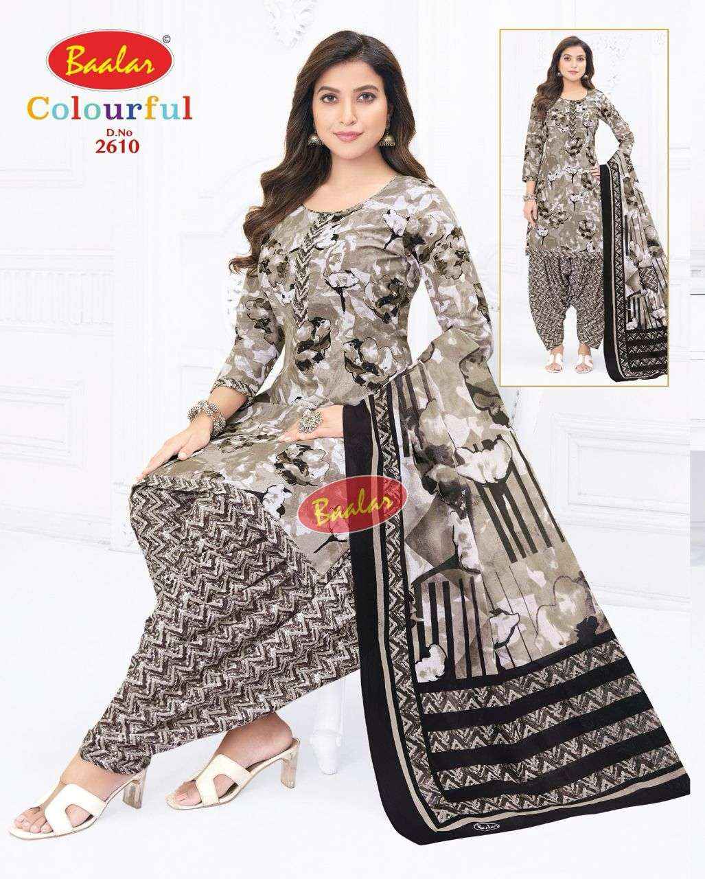 Baalar Colourful Vol-26 Cotton Dress Material (36 pcs Catalogue)