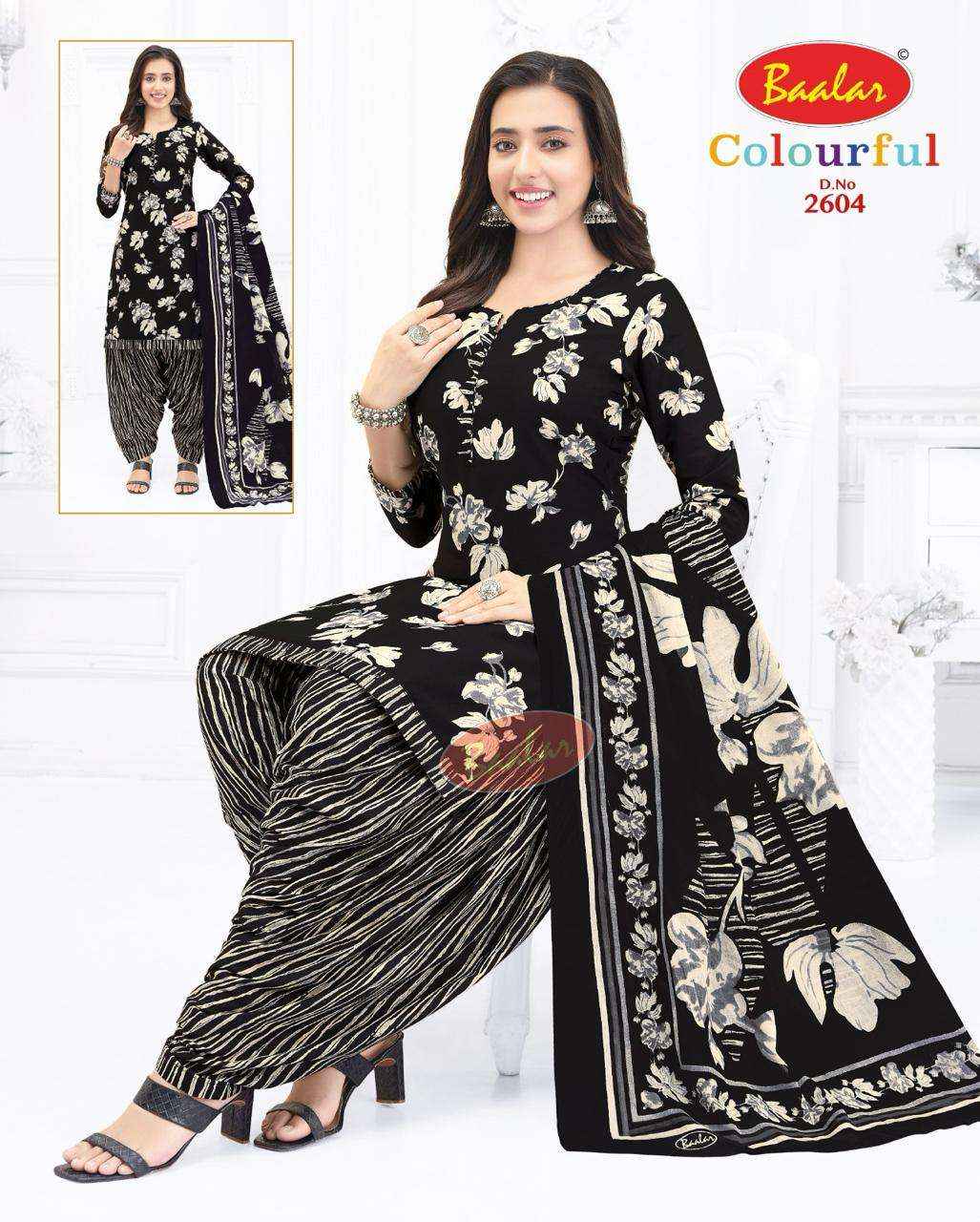 Baalar Colourful Vol-26 Cotton Dress Material (36 pcs Catalogue)