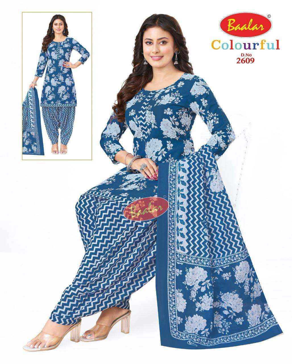 Baalar Colourful Vol-26 Cotton Dress Material (36 pcs Catalogue)