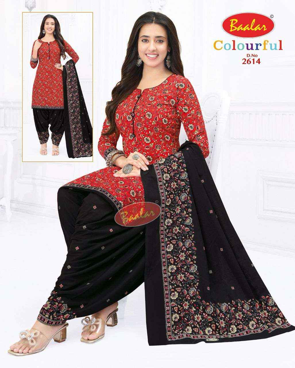 Baalar Colourful Vol-26 Cotton Dress Material (36 pcs Catalogue)